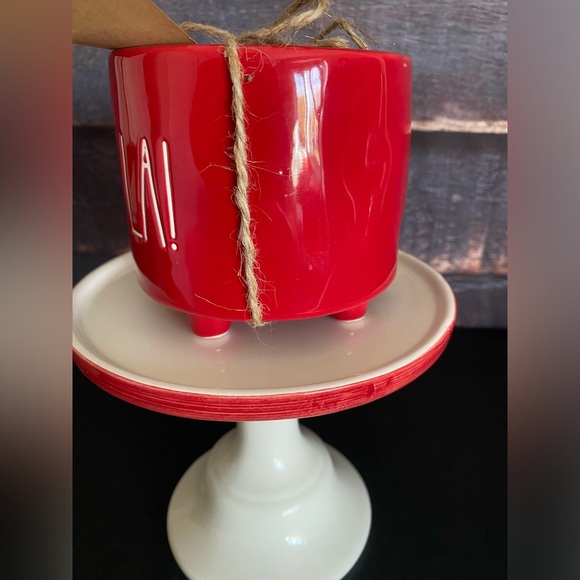 Rae Dunn Christmas Planter - Fa La La! - Picture 4 of 7